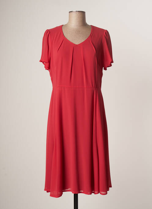 Robe mi-longue rouge FRANCE RIVOIRE pour femme