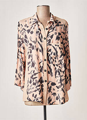 Chemisier tissage crêpe manches 3/4 rose MERI & ESCA femme