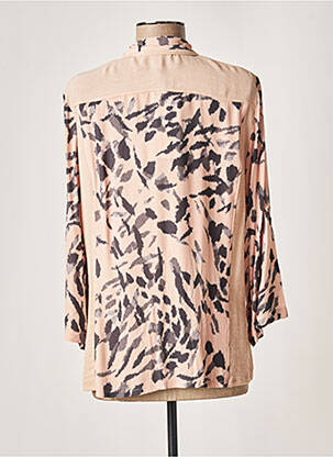 Chemisier tissage crêpe manches 3/4 rose MERI & ESCA femme