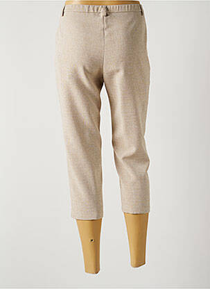 Pantacourt stretch taille normale beige GUY DUBOUIS femme