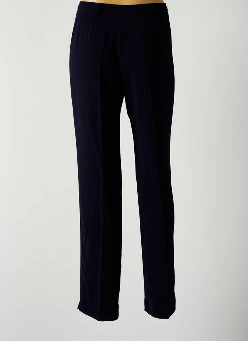 Pantalon droit bleu GUY DUBOUIS pour femme