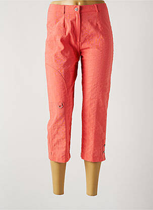 Pantacourt coupe droite taille normale rose MERI & ESCA femme