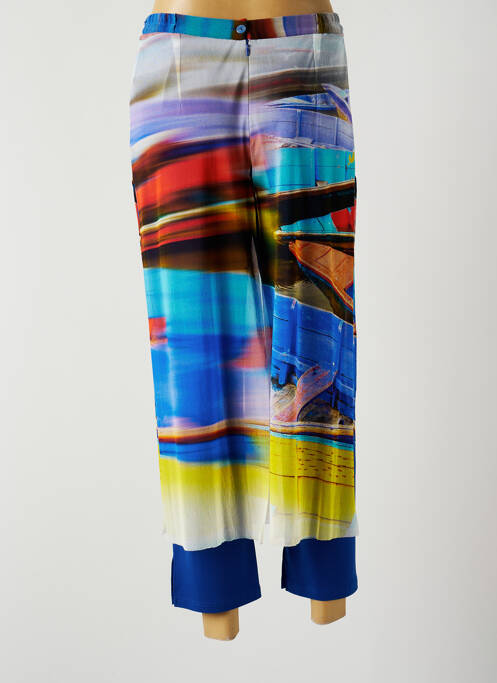 Pantalon 7/8 bleu GUY DUBOUIS pour femme