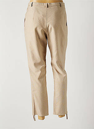 Pantalon 7/8 fermeture zippée sous rabat boutonné taille normale vert MERI & ESCA femme