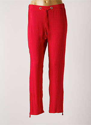 Pantalon 7/8 rouge MERI & ESCA pour femme