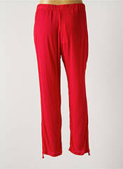 Pantalon 7/8 rouge MERI & ESCA pour femme seconde vue