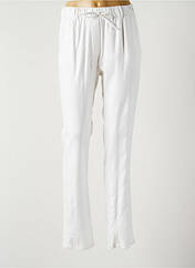 Pantalon droit blanc LISA CHESNAY pour femme seconde vue