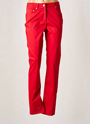Pantalon droit rouge GREGORY PAT pour femme
