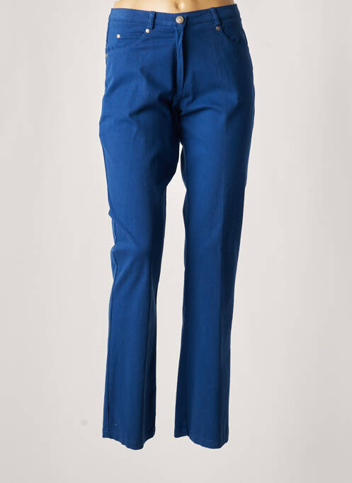 Jeans coupe droite bleu GUY DUBOUIS pour femme