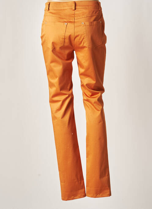 Pantalon droit orange GREGORY PAT pour femme