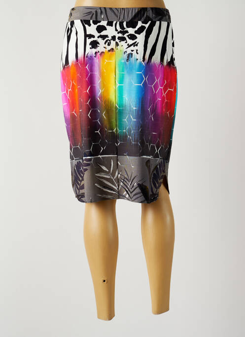 Jupe mi-longue gris MERI & ESCA pour femme