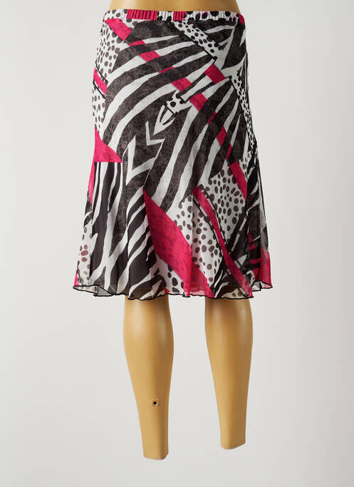 Jupe mi-longue noir GUY DUBOUIS pour femme