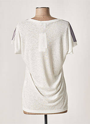 T-shirt imprimé fantaisie manches courtes gris MERI & ESCA femme