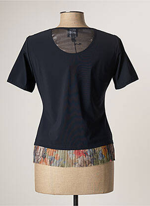 Top imprimé fantaisie manches courtes bleu GUY DUBOUIS femme
