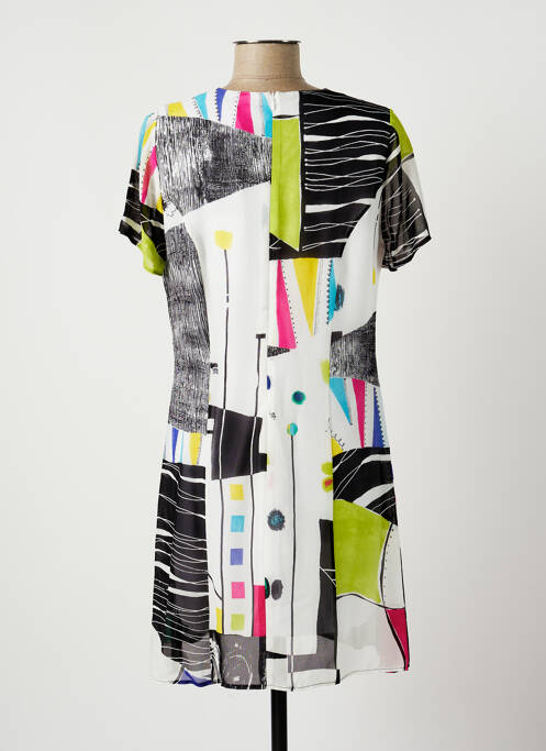 Robe courte blanc GUY DUBOUIS pour femme