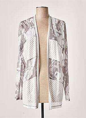 Gilet manches longues stretch gris MERI & ESCA femme