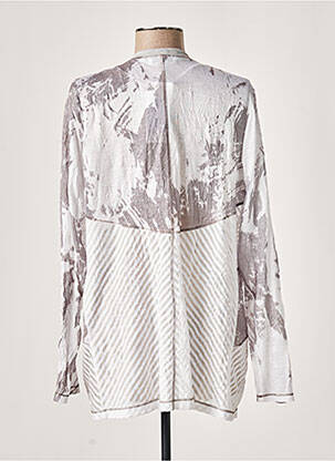 Gilet manches longues stretch gris MERI & ESCA femme