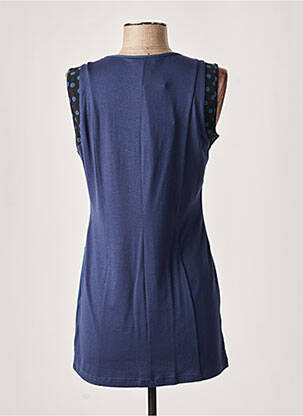 Tunique sans manche col rond bleu MERI & ESCA femme