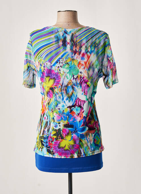 Tunique manches courtes bleu GUY DUBOUIS pour femme