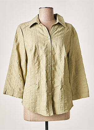 Veste casual col tailleur vert IMPULSION femme