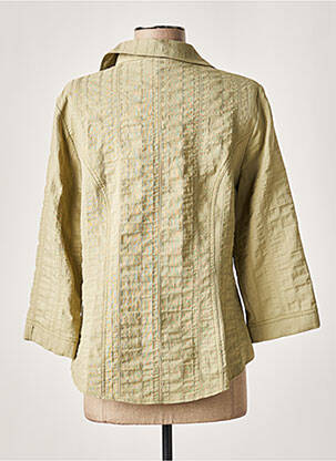 Veste casual col tailleur vert IMPULSION femme