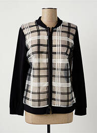 Veste casual col rond noir MERI & ESCA femme