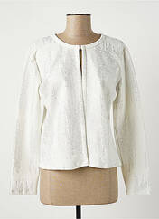 Veste casual blanc FRANCE RIVOIRE pour femme seconde vue