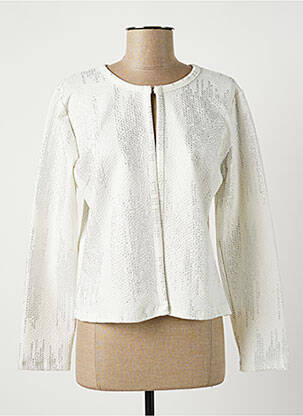 Veste casual blanc FRANCE RIVOIRE pour femme