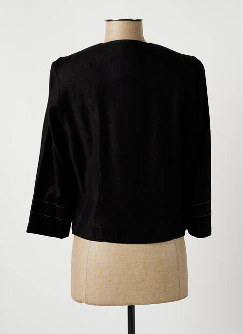 Veste casual noir FRANCE RIVOIRE pour femme