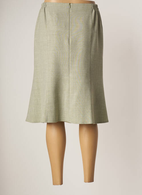 Jupe mi-longue vert GUY DUBOUIS pour femme