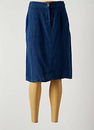 Jupe mi-longue taille haute bleu MERI & ESCA femme