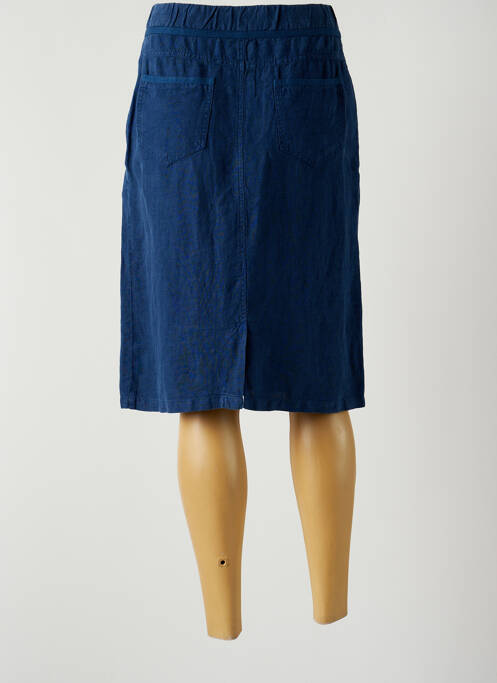 Jupe mi-longue bleu MERI & ESCA pour femme