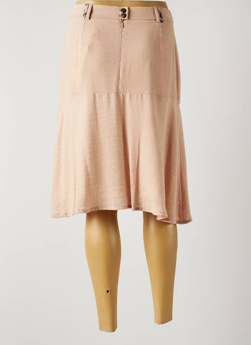 Jupe mi-longue rose MERI & ESCA pour femme