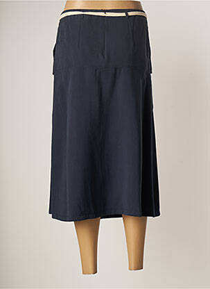 Jupe mi-longue taille normale bleu MERI & ESCA femme