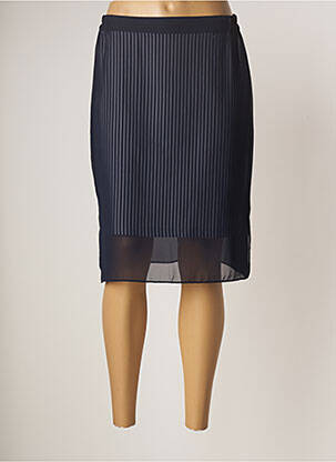 Jupe mi-longue taille normale bleu MERI & ESCA femme