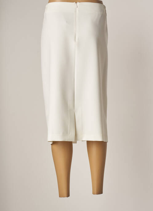 Jupe mi-longue blanc FRANCE RIVOIRE pour femme