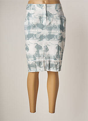 Jupe mi-longue taille normale bleu MERI & ESCA femme