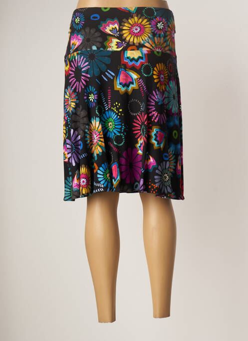 Jupe mi-longue noir GUY DUBOUIS pour femme