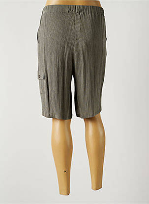 Bermuda taille élastique taille normale gris MERI & ESCA femme