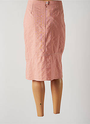 Jupe longue fermeture zippée au dos rose MERI & ESCA femme
