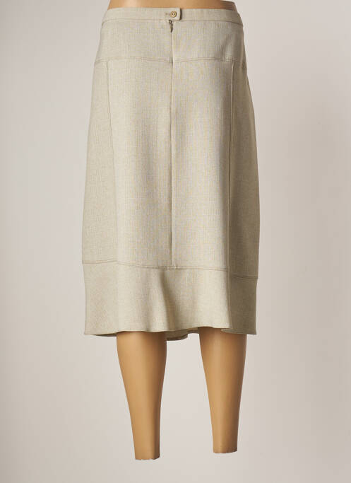 Jupe mi-longue vert GUY DUBOUIS pour femme