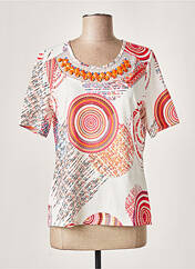 T-shirt orange LISA CHESNAY pour femme seconde vue