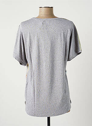 Top tissage jersey manches courtes gris MERI & ESCA femme