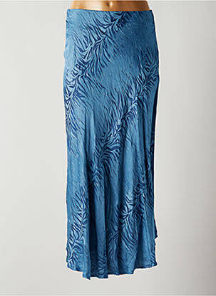 Jupe longue imprimé fantaisie bleu FREE femme