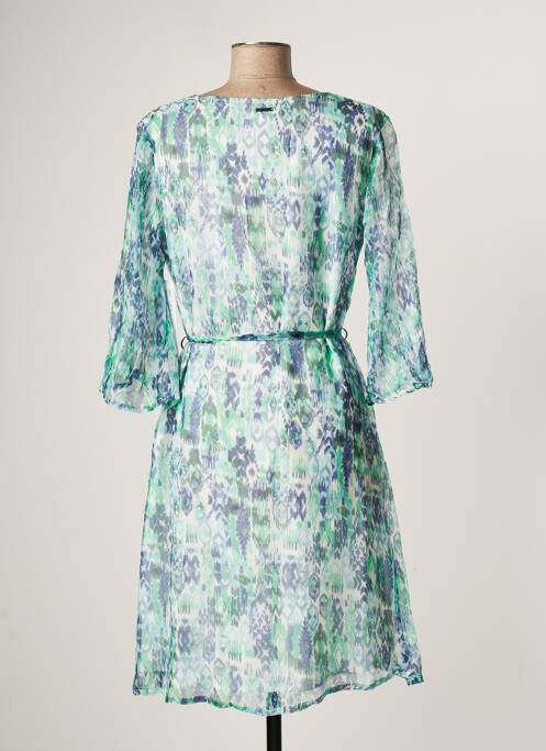 Robe mi-longue bleu AGATHE & LOUISE pour femme