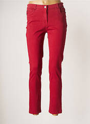 Jeans coupe slim rouge AGATHE & LOUISE pour femme seconde vue