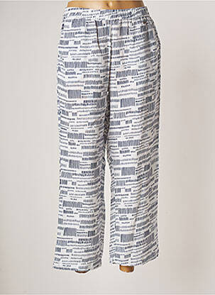 Pantalon large bleu AGATHE & LOUISE pour femme