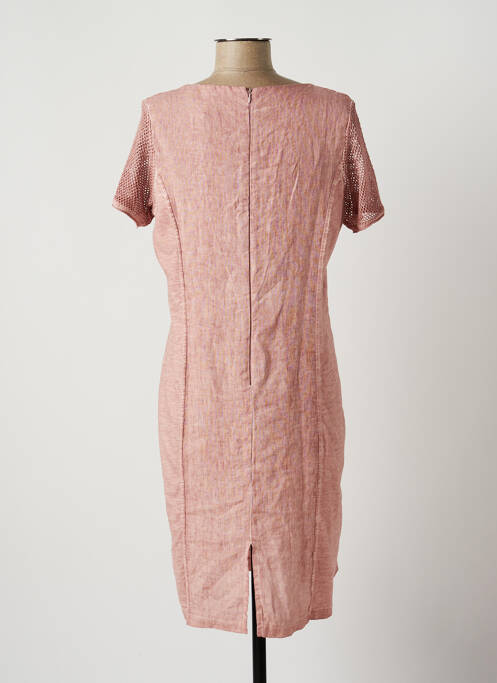 Robe mi-longue rose MERI & ESCA pour femme