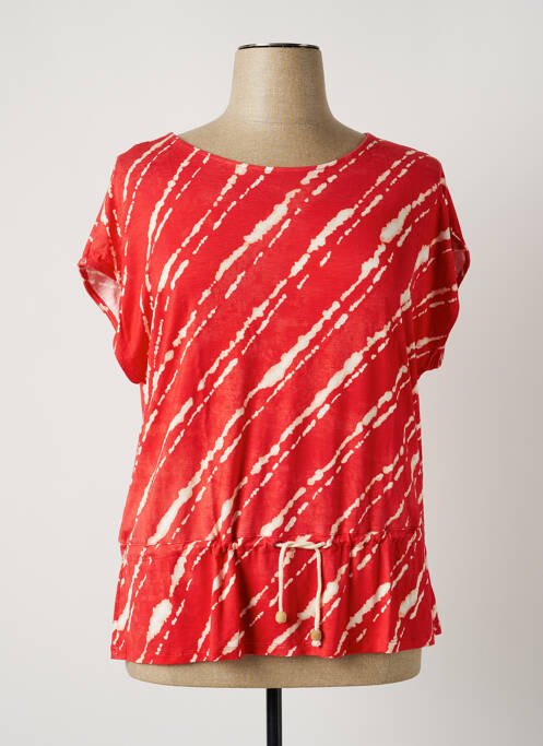 T-shirt rouge PAZ TORRAS pour femme