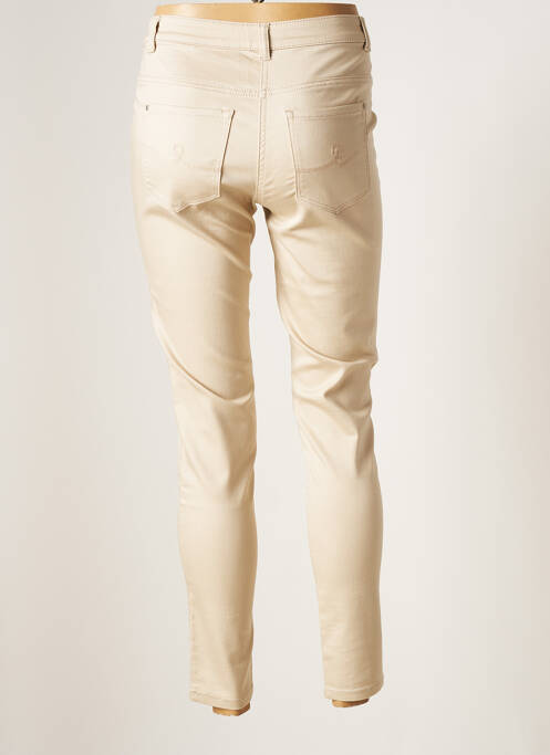 Pantalon slim beige BARBARA LEBEK pour femme